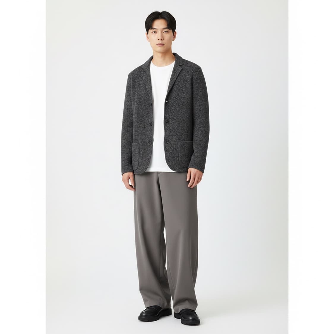 클럽모나코 자켓형 니트 가디건 상품이미지1