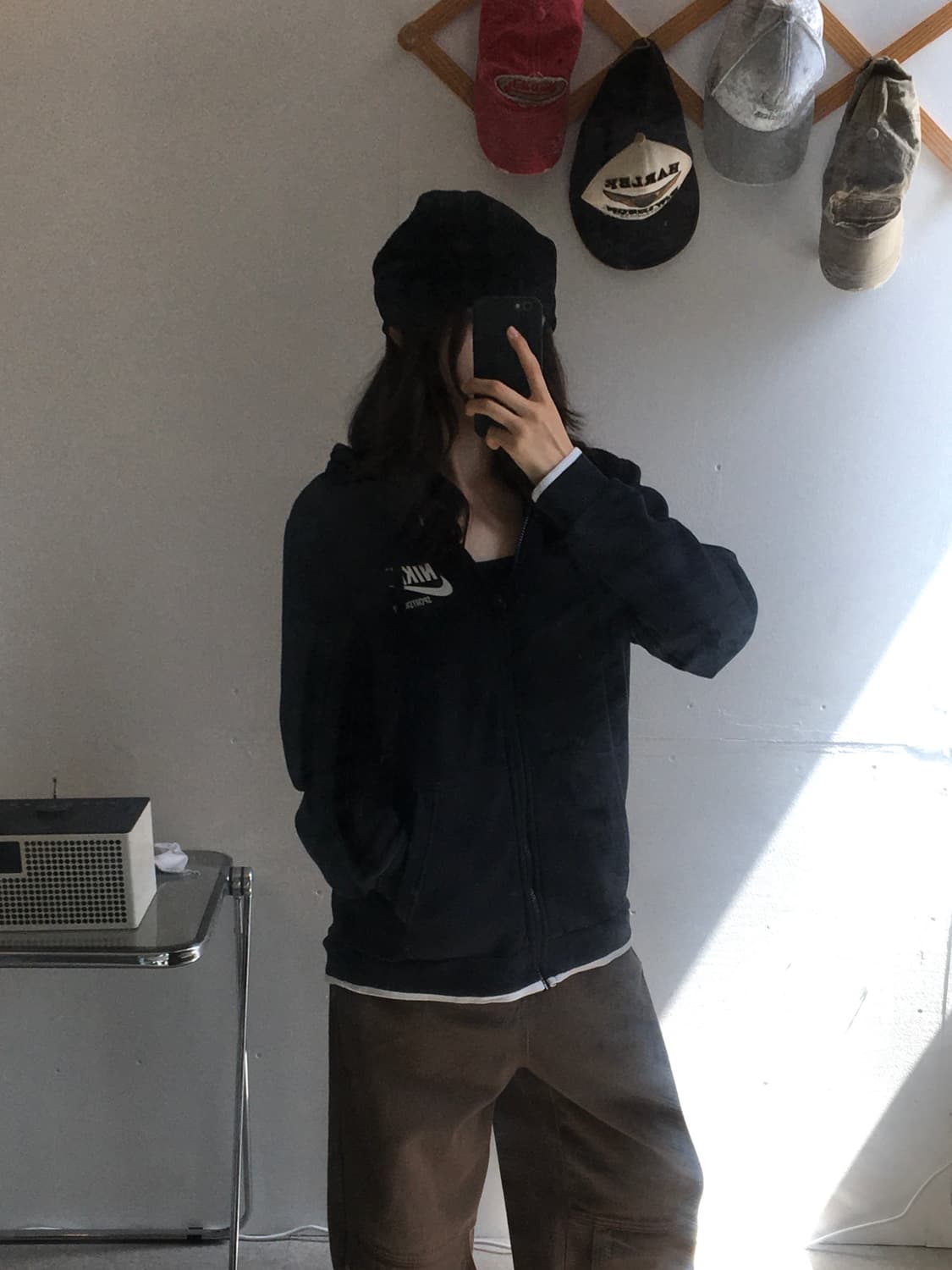 나이키 퓨추라로고 백프린팅 후드집업 상품이미지2