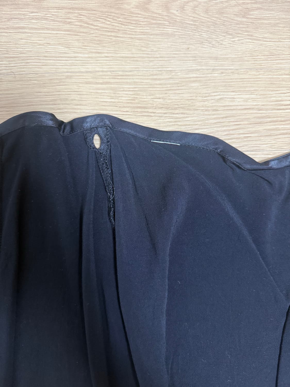 (반택포) 자라 블랙 새틴 랩 스커트 발레코어 상품이미지6