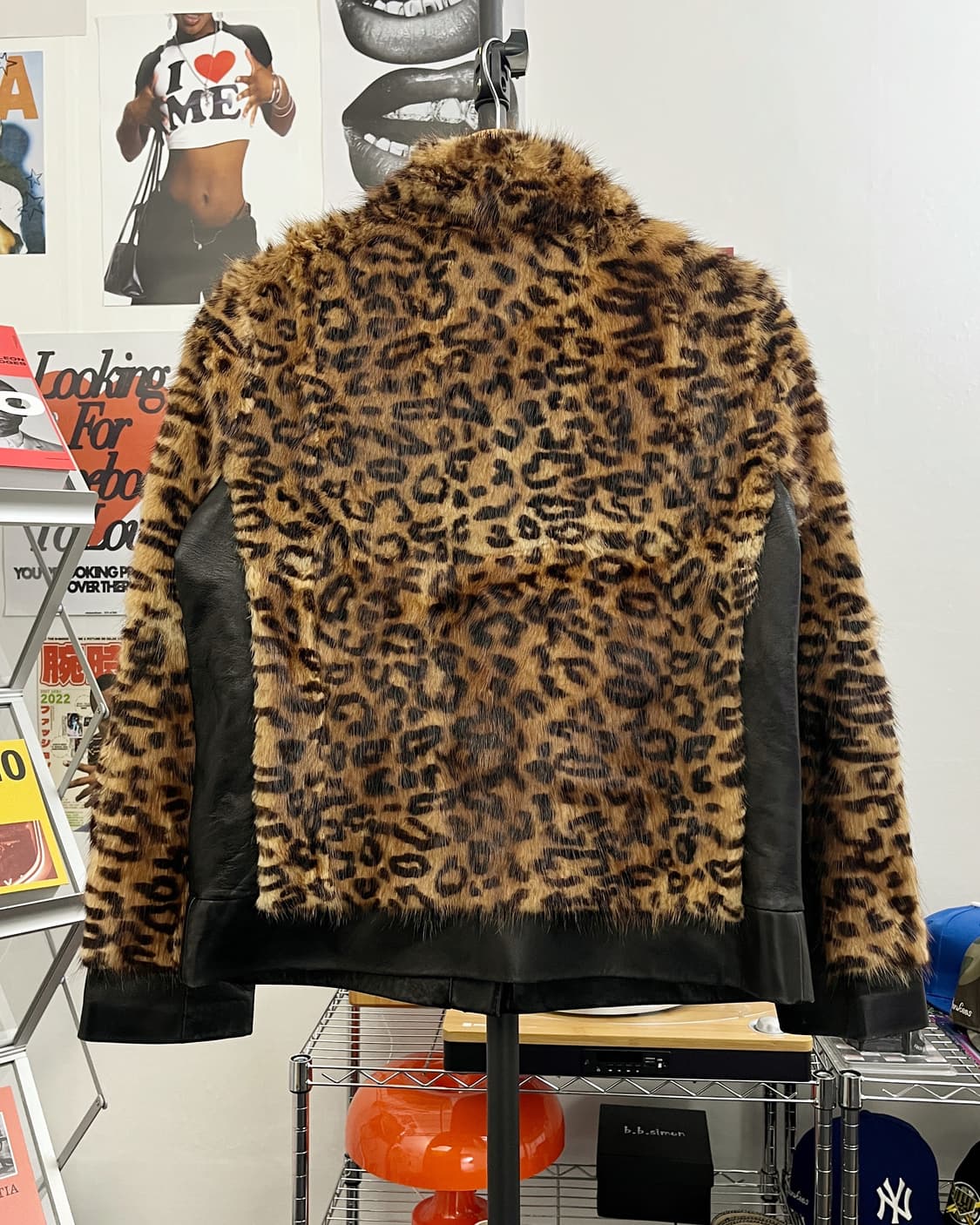 올드 빈티지 레오파드 퍼 레더 자켓 상품이미지7