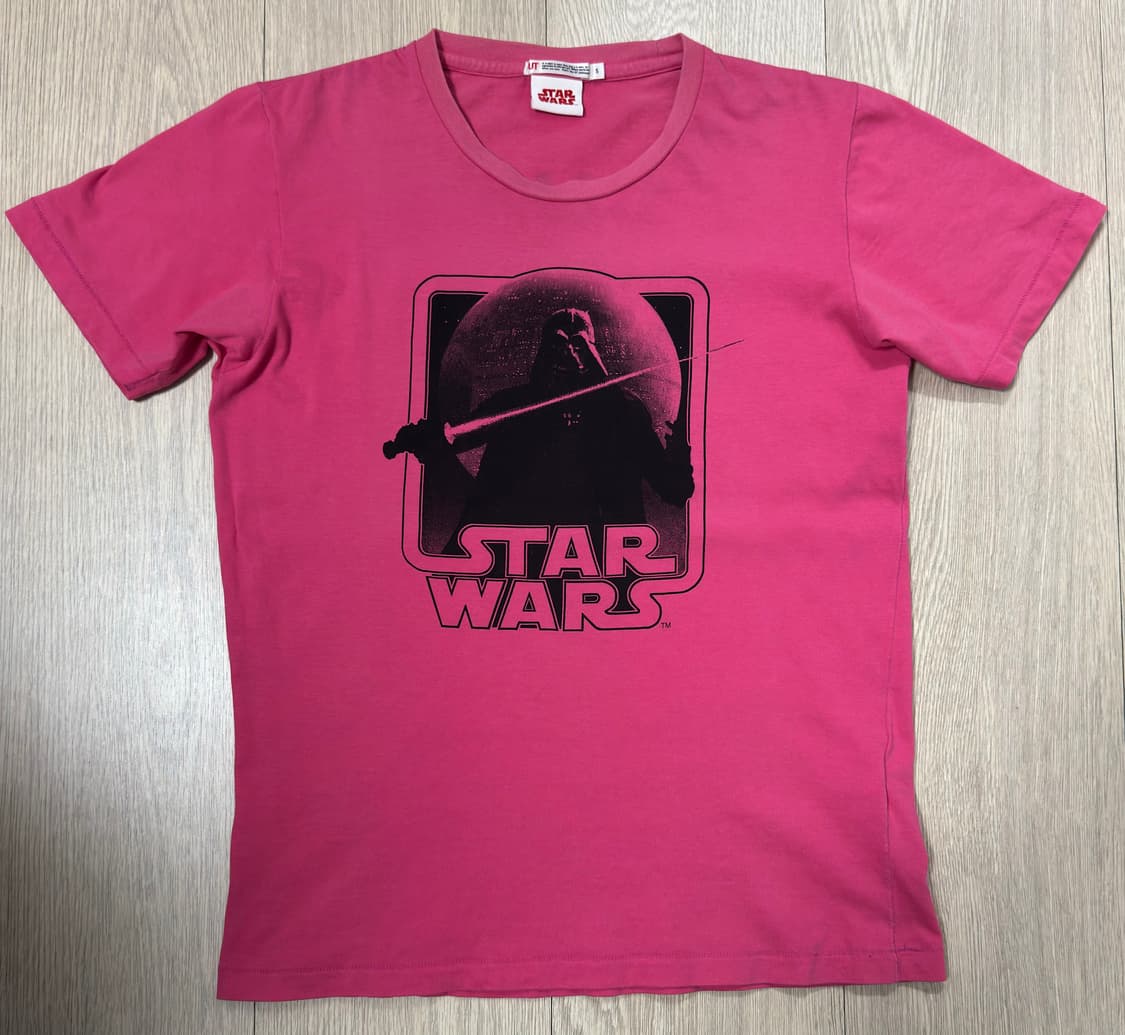 유니클로 UT x 스타워즈 아임 유어 파더 티셔츠 핑크 S 상품이미지2