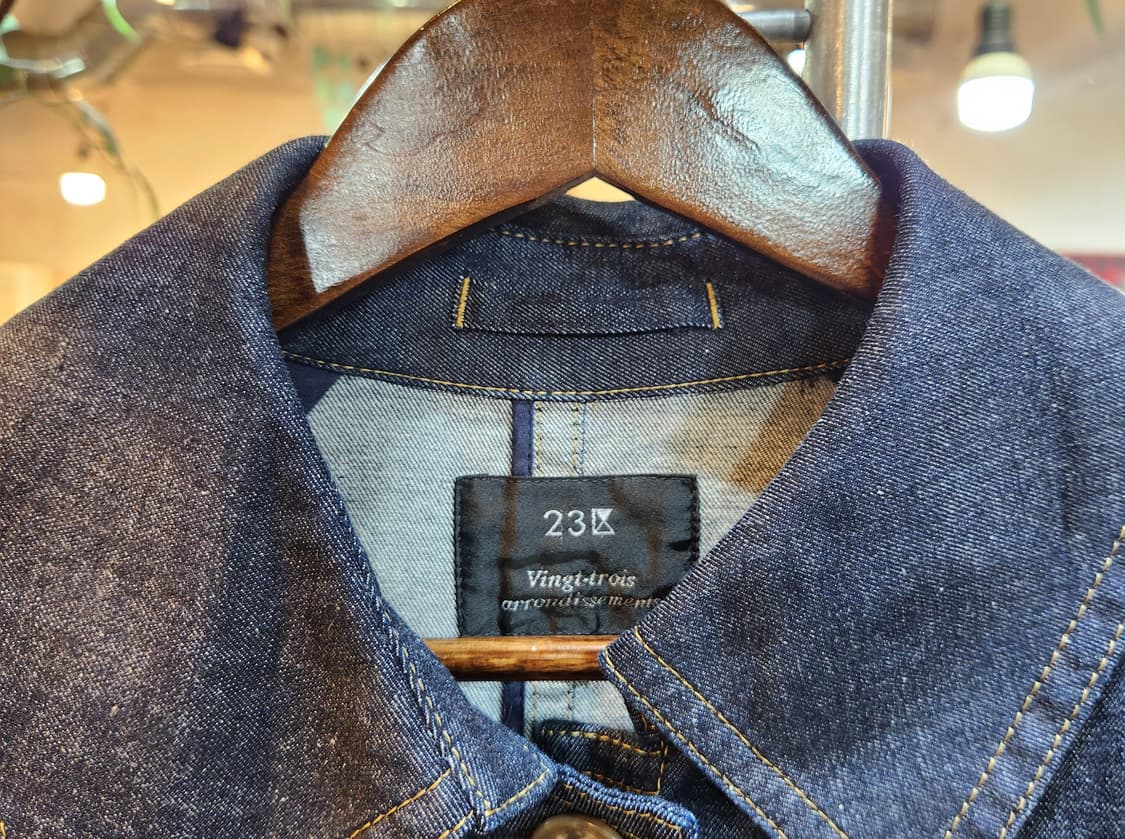 일본판 23ku 데님 코트(코튼 +리넨 블렌드) 상품이미지2