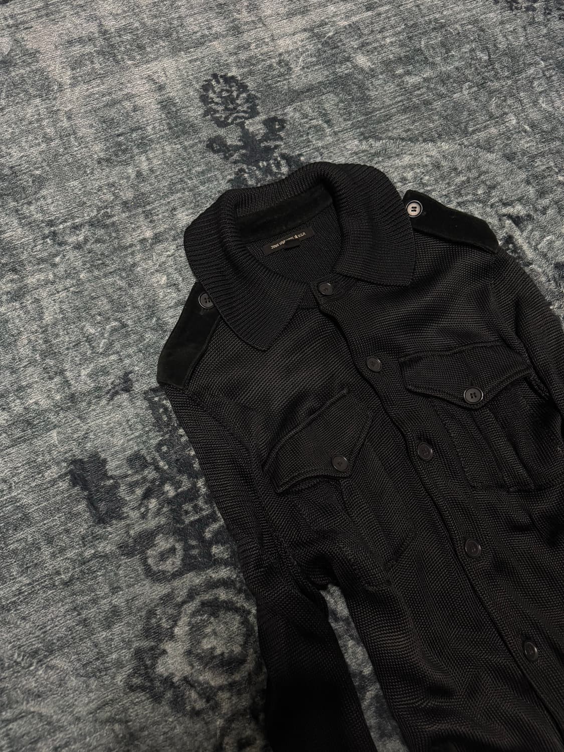 John varvatos velour coating cardigan 상품이미지2