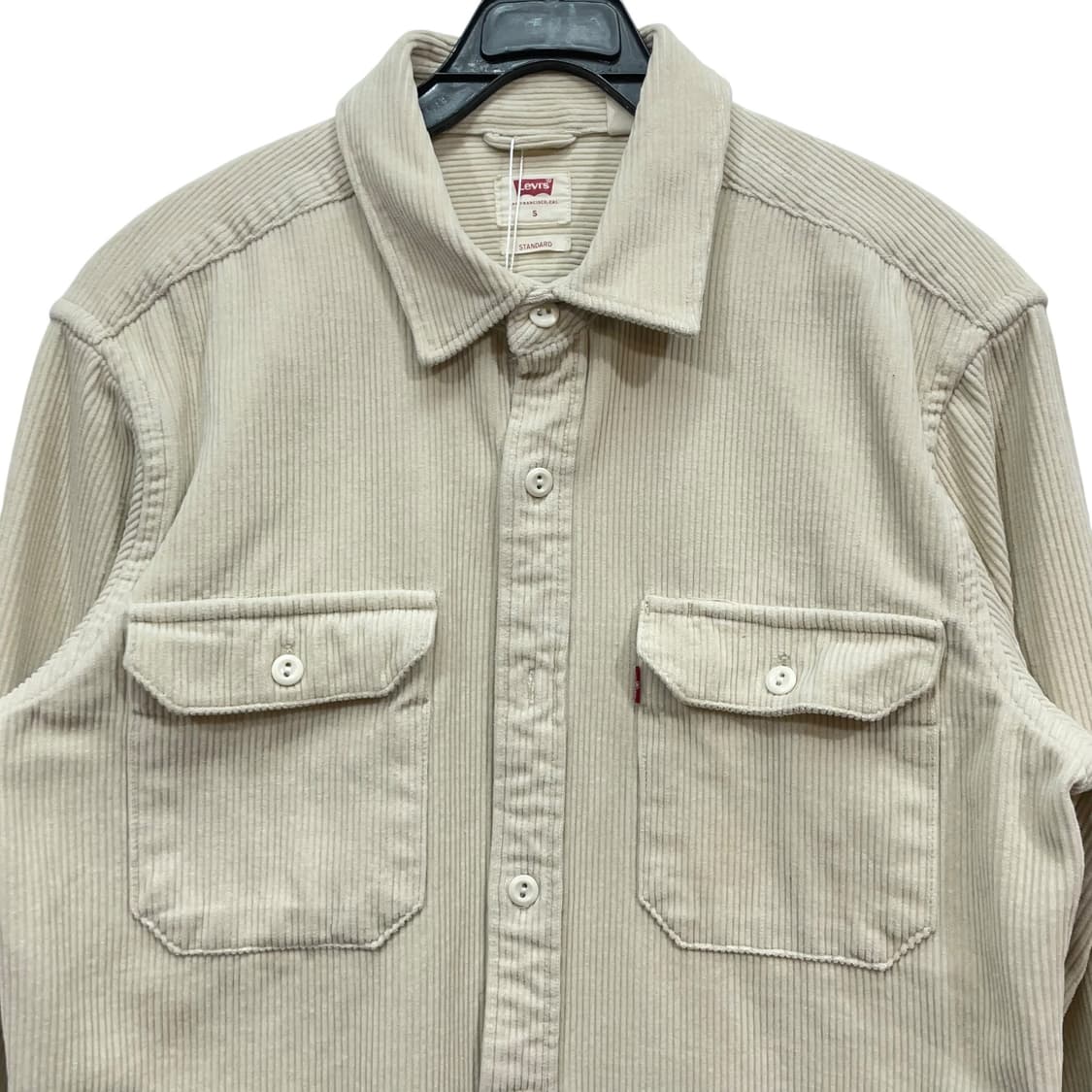Levi’s Ivory Cord Work Shirt 상품이미지2