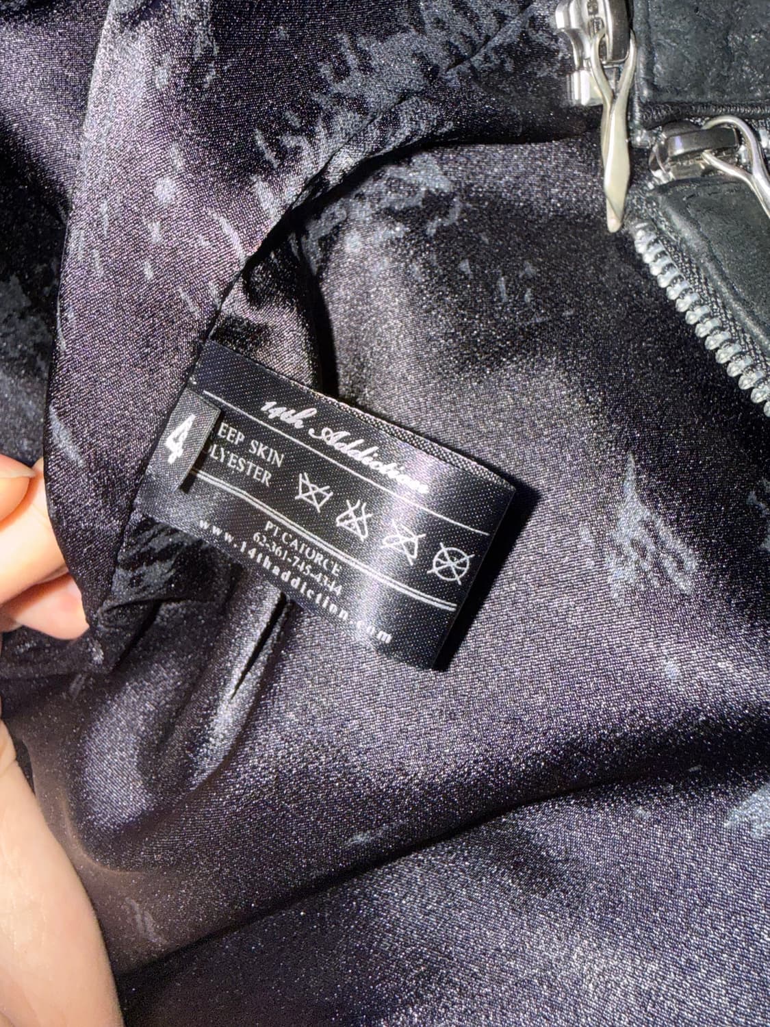 [급처]14th addiction cross zip jacket 상품이미지3