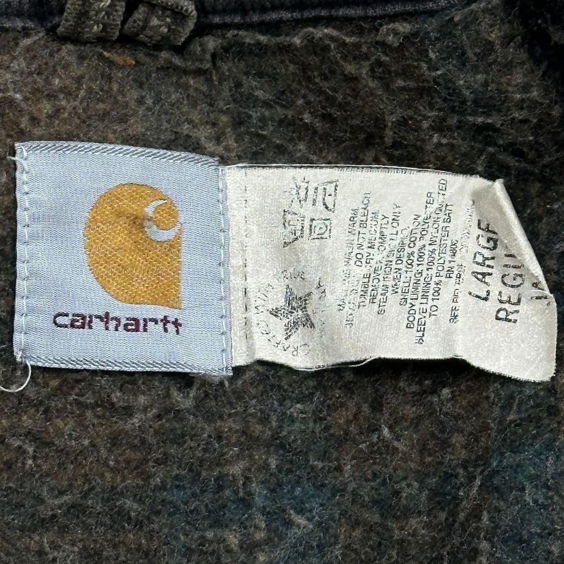 90s 칼하트 OG J43 구형 디트로이트 워크자켓 L 상품이미지10