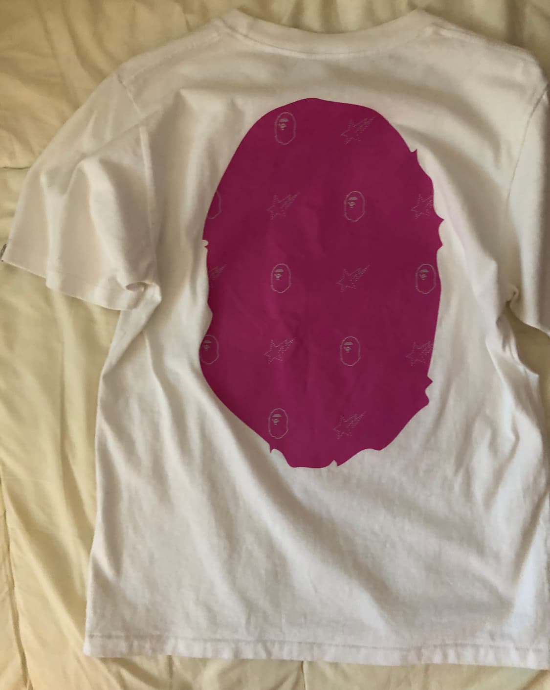 베이프 bape 반팔 핑크 상품이미지2