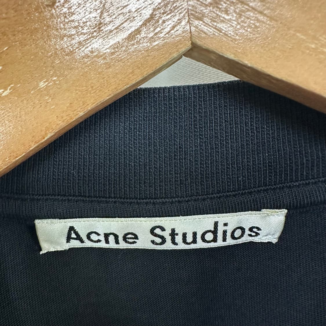 아크네스튜디오 남자 면100% 반팔티 검정 85 (M) 상품이미지5