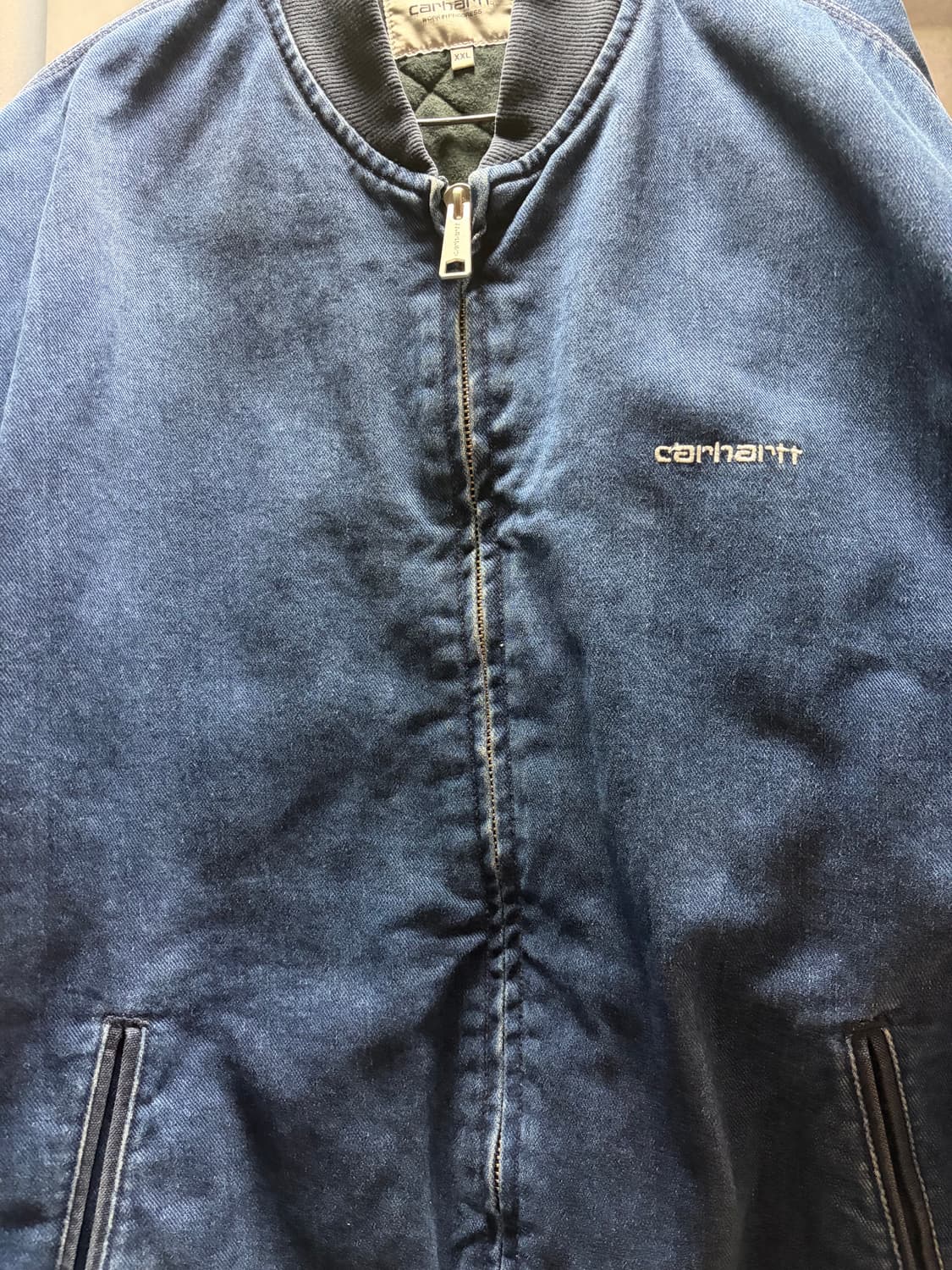 칼하트 wip 팍손 봄버 다크 네이비 상품이미지3