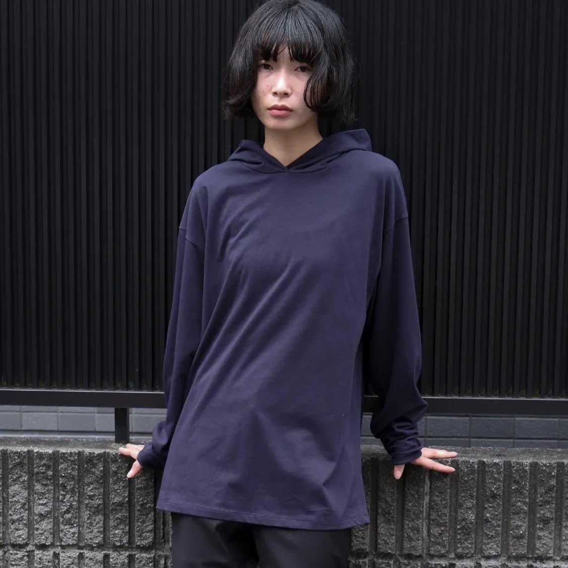 TAEY 태이 루즈 코튼 후디 티셔츠 후드티 상품이미지2