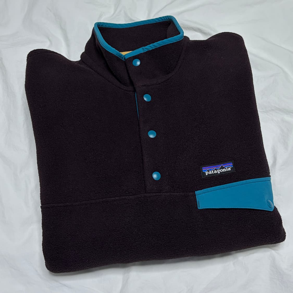 파타고니아 신칠라 스냅티 플리스 풀오버 옵시디안 플럼 M 상품이미지2