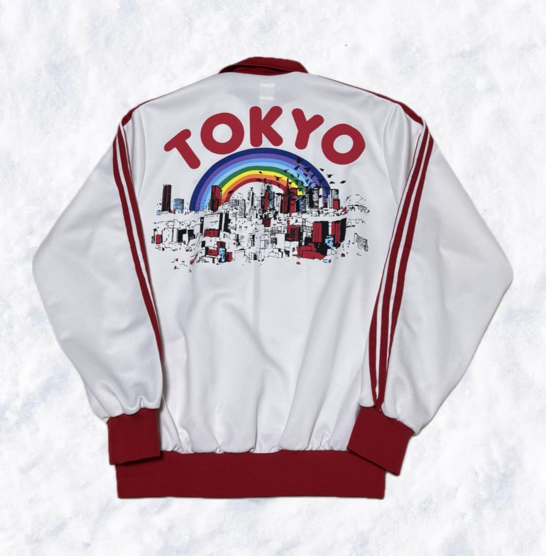 아디다스 도쿄 흰빨 화이트 레드 져지 상품이미지2