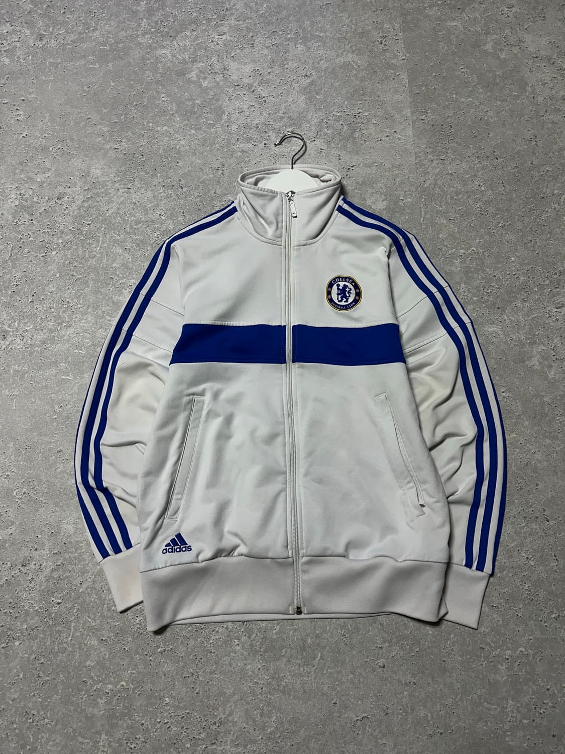 아디다스 첼시 화이트 블루 희귀 트랙탑 상품이미지2