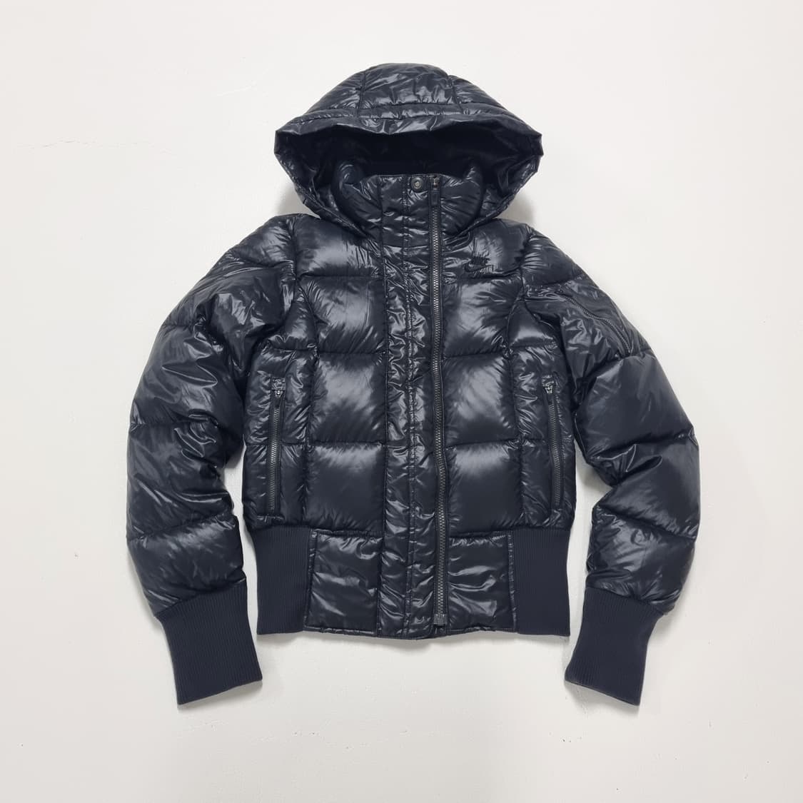 빈티지 나이키 크롭 봄버 패딩 - S 상품이미지1