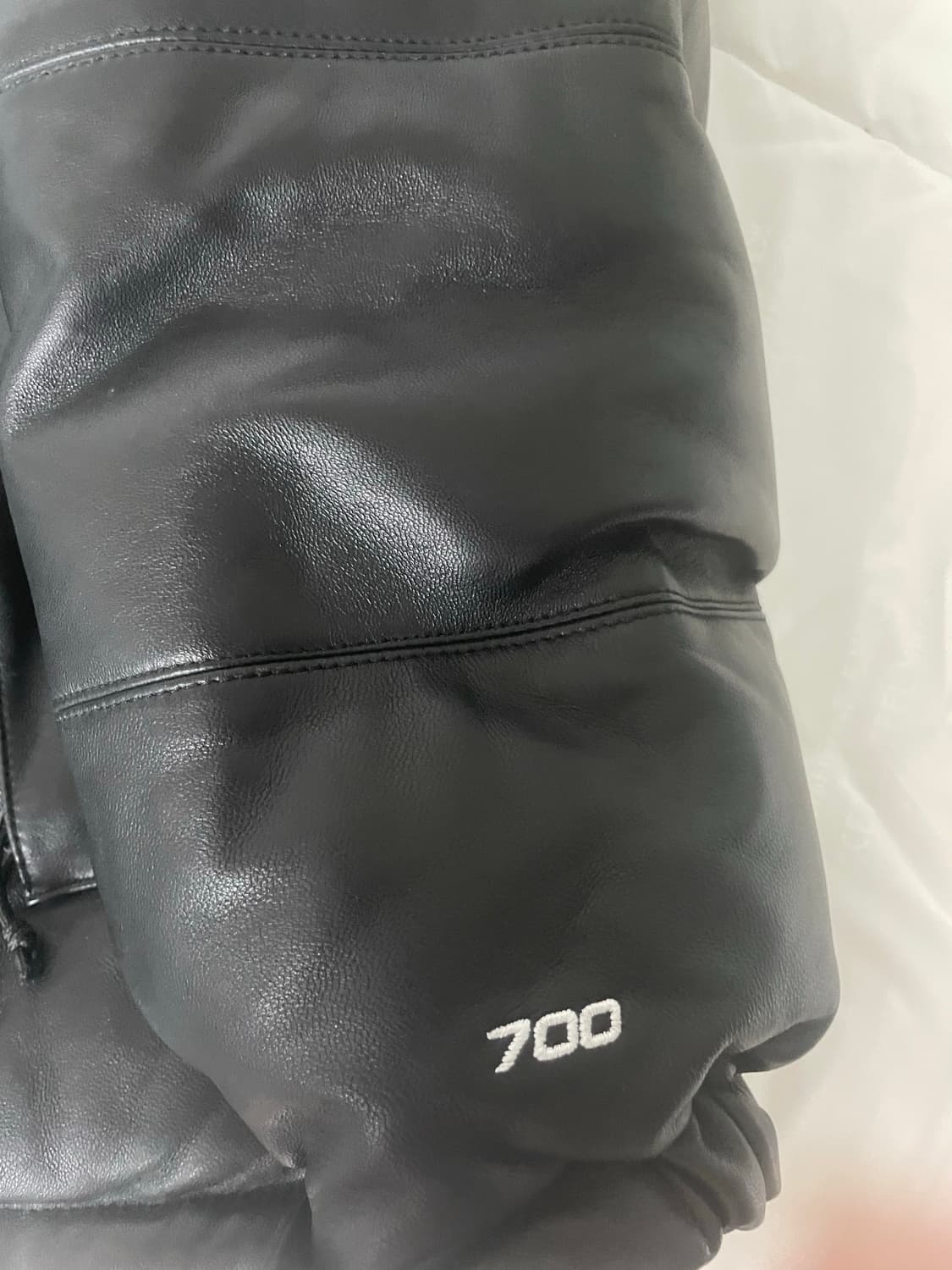 노스페이스700 가죽패딩 상품이미지3