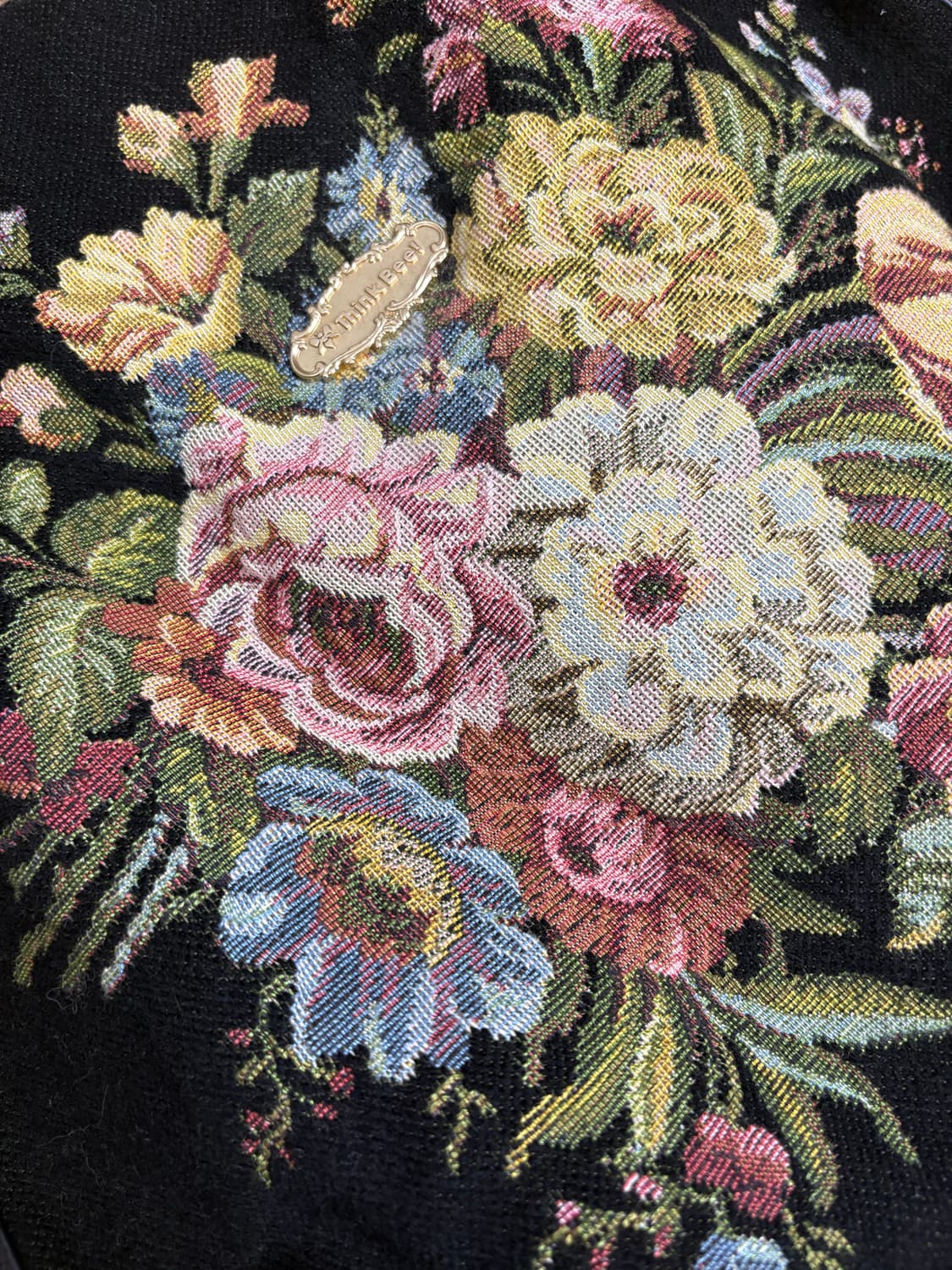 Think Bee 고블랭 플라워 패브릭 토트백 상품이미지7