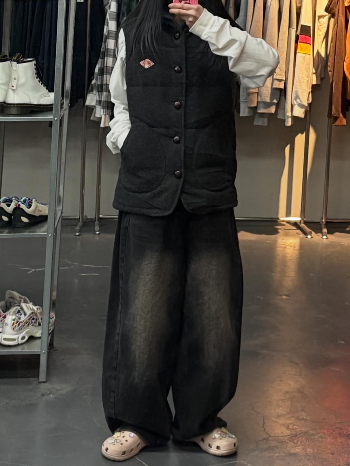 단톤 X 빔즈 울 다운 베스트 A3357 상품이미지1