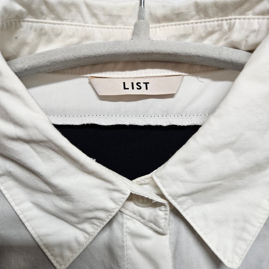 리스트 List 셔츠 레이어드 원피스 66 상품이미지3