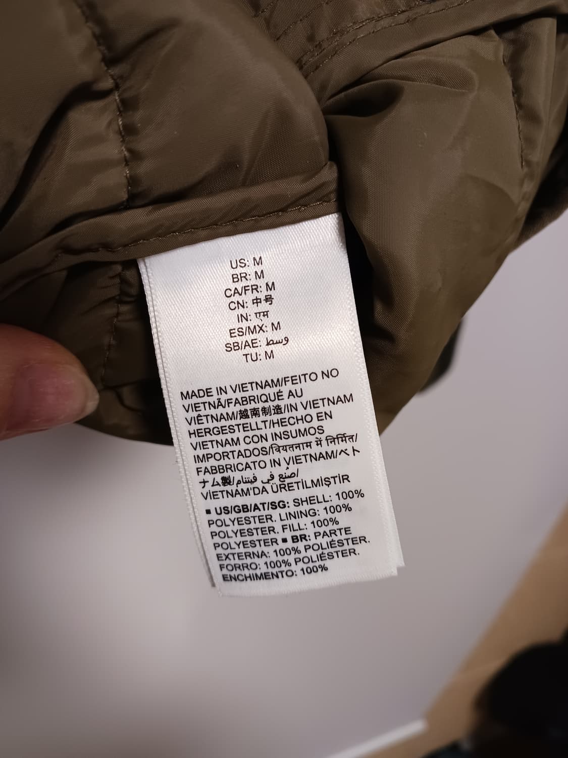 아마존 어센셜 카모 경량패딩 상품이미지4