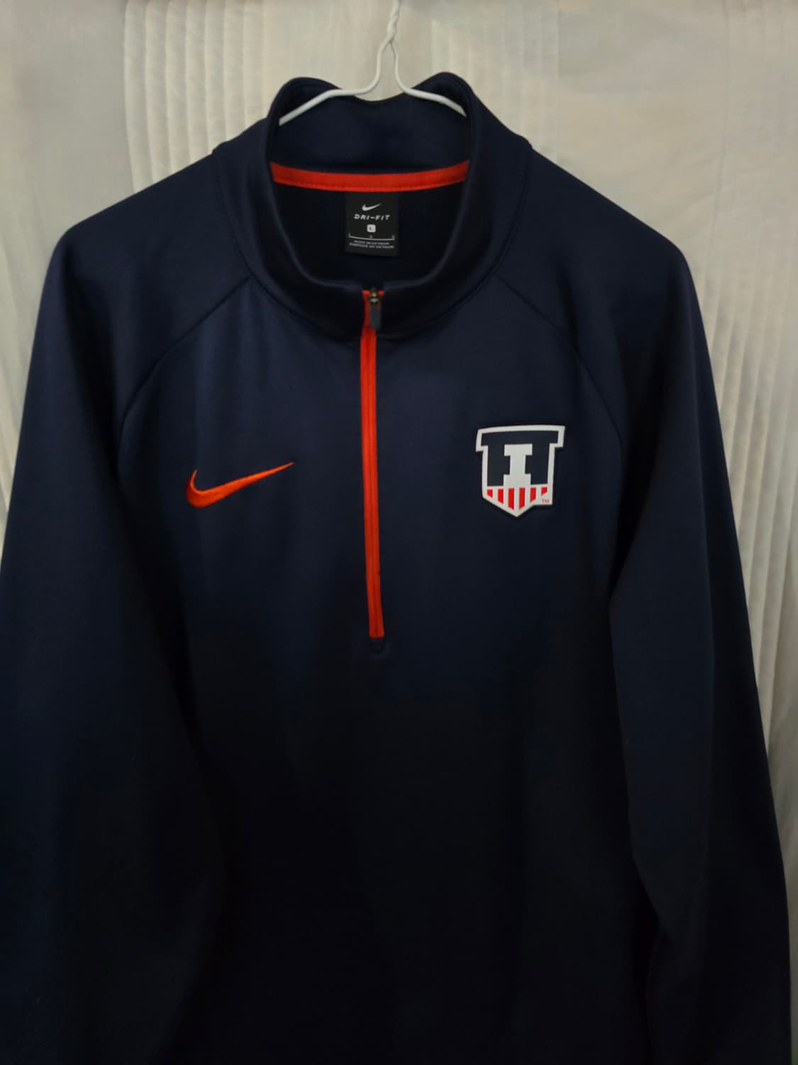 나이키 일리노이 드라이핏 하프집업 네이비 상품이미지1