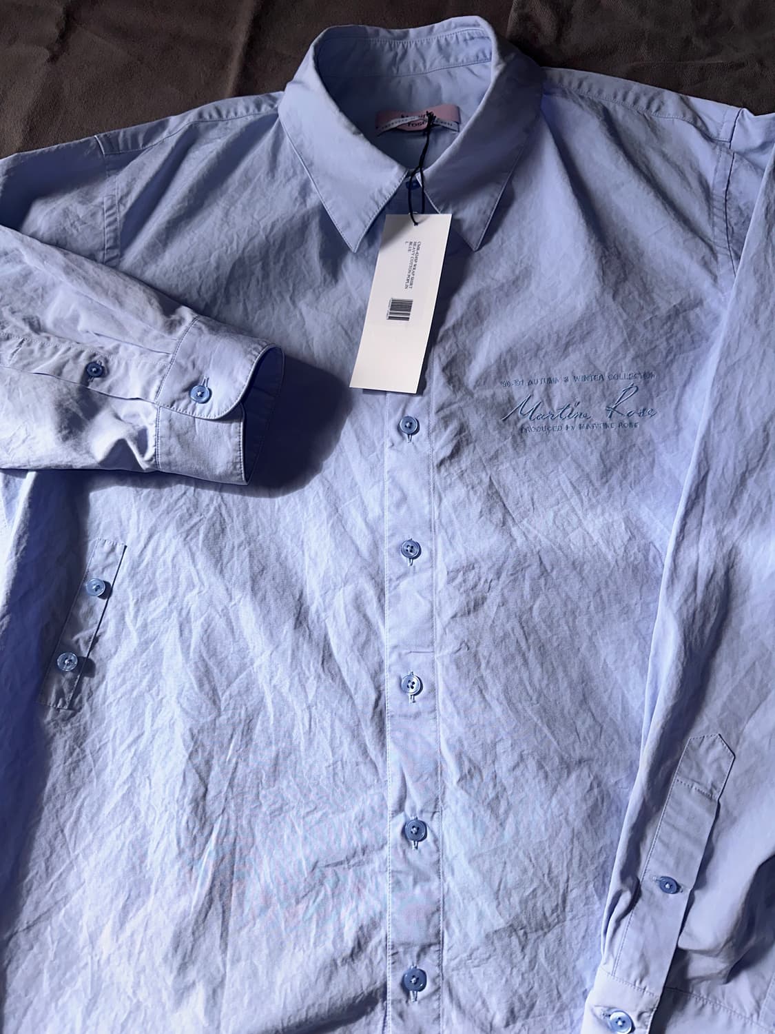 마틴로즈 / 로고 랩 셔츠 / L 상품이미지2