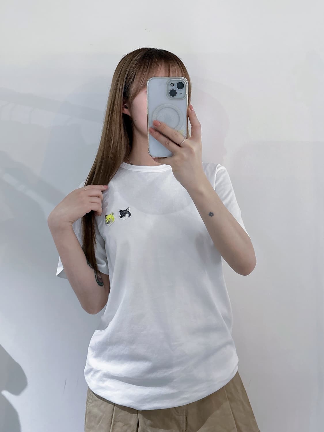 메종키츠네 더블폭스 반팔 상품이미지2