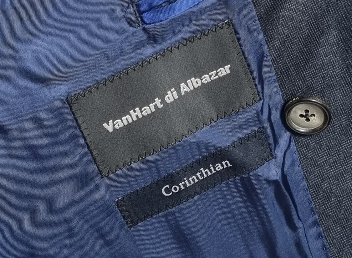 L (100) 반하트 디 알바자 네이비 더블버튼 클래식 정장세트 상품이미지4