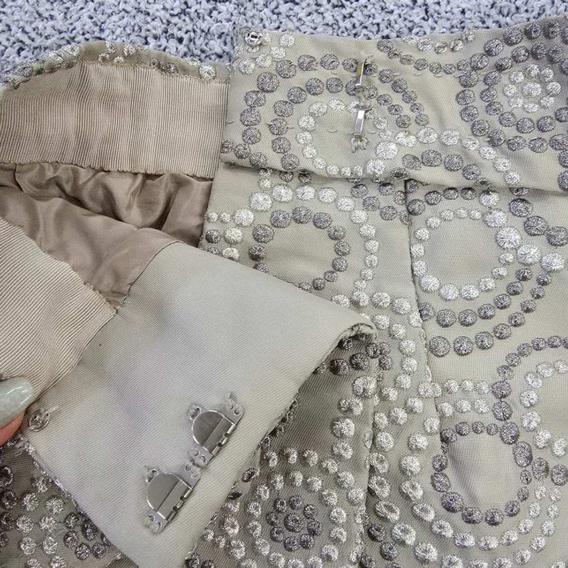 마크제이콥스 빈티지 트위드 사다리꼴주름 스커트 치마 상품이미지8