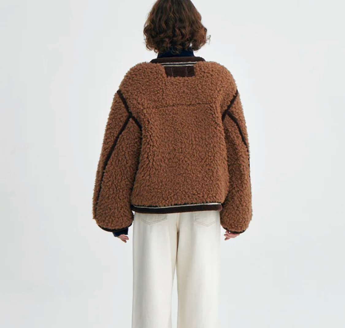 비이커 시어링 브라운 자켓  상품이미지8