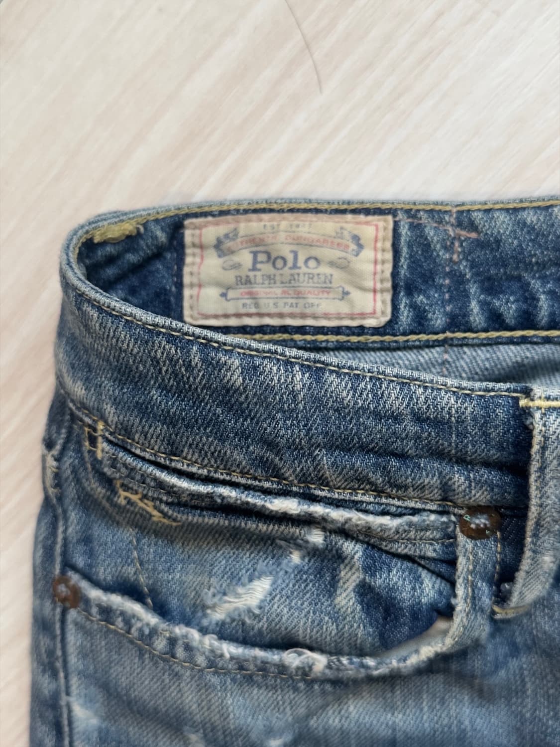 [POLO BY RALPH LAUREN] patch denim pants 상품이미지6