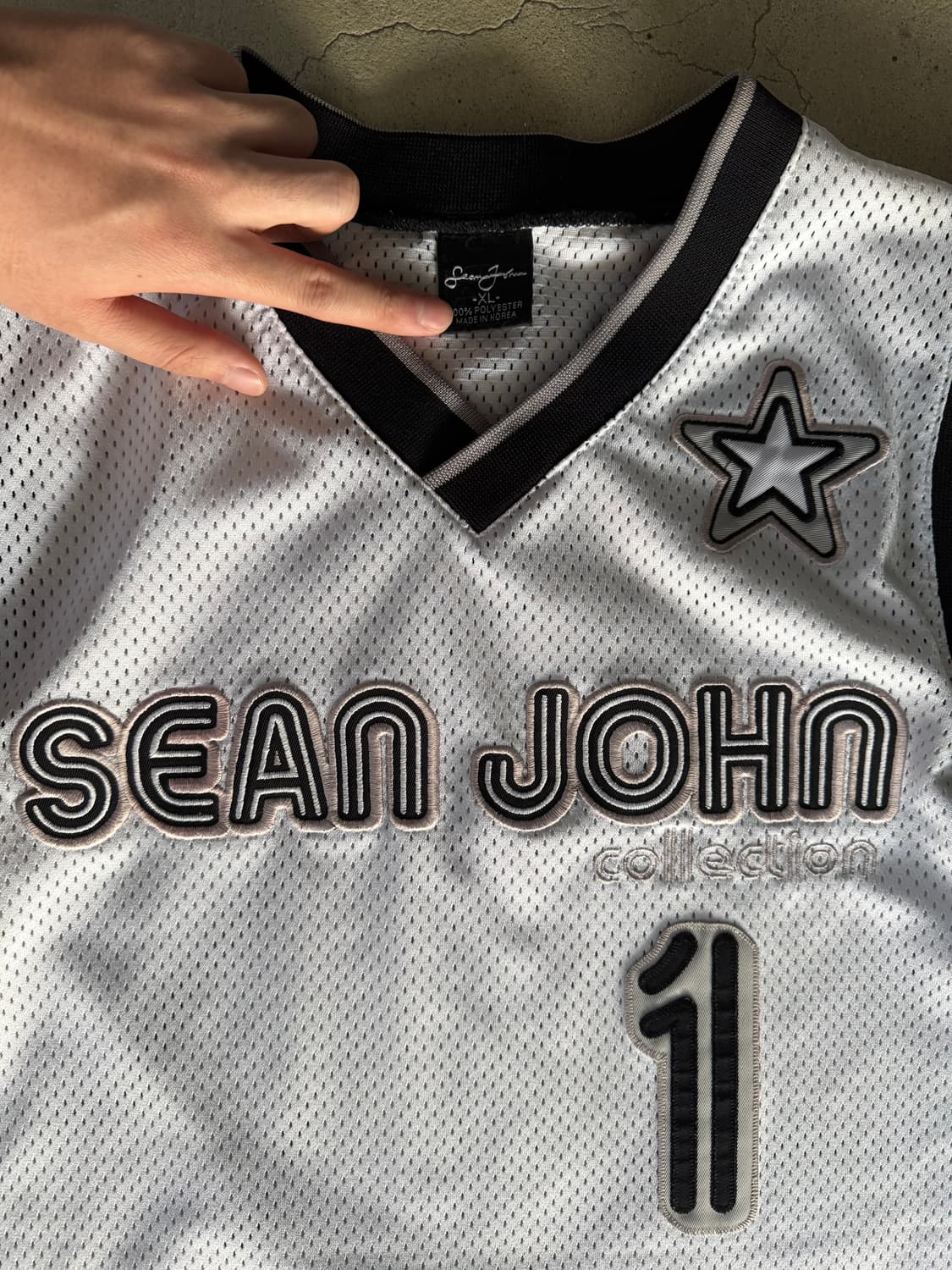 85$ 빈티지 Sean John 져지 XL 상품이미지2