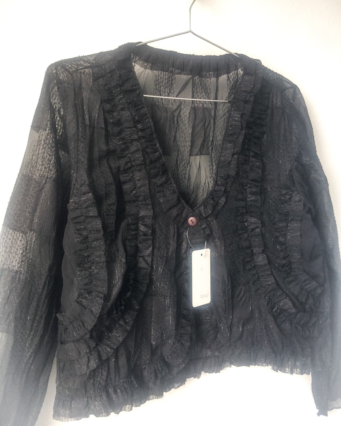 Glitter point see through jacket 상품이미지4