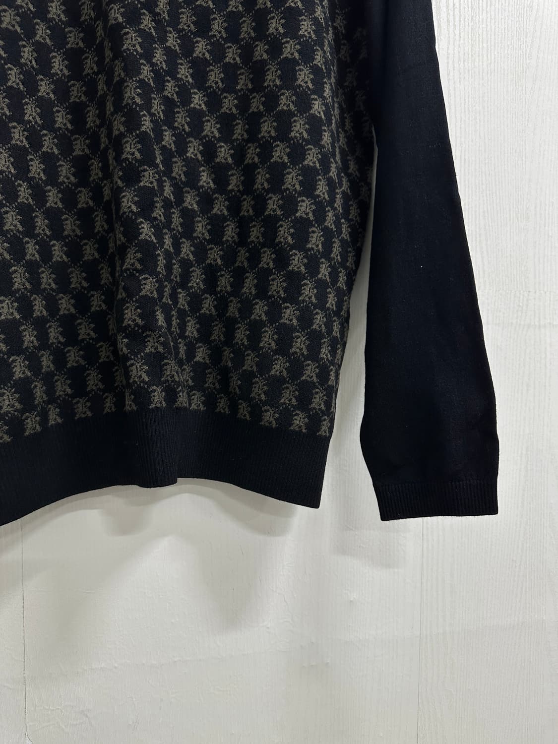 K2 남성 하프집업 패턴 니트 100 상품이미지5