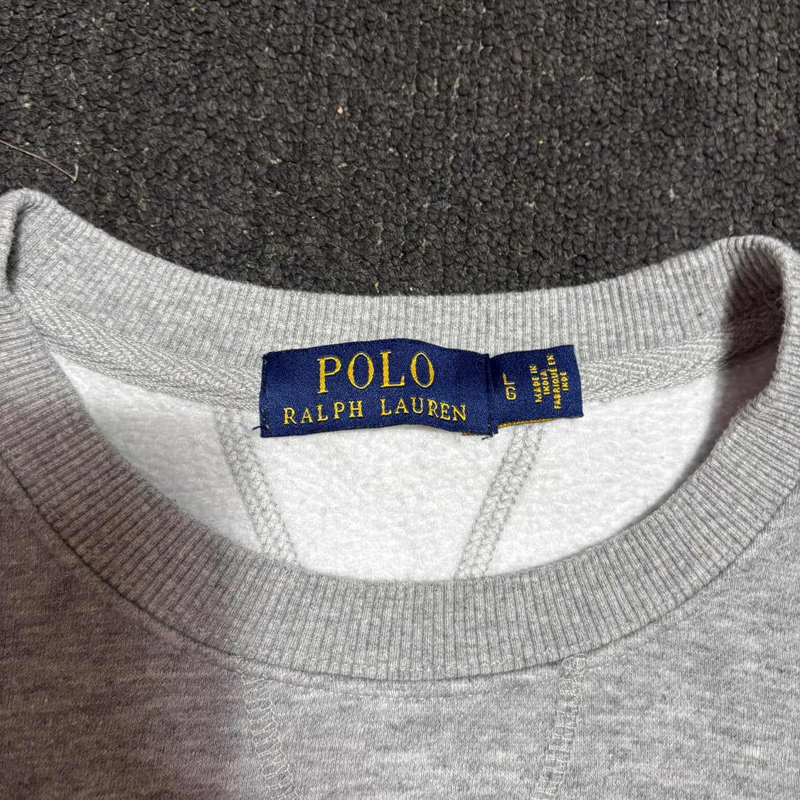 폴로 신형 그레이 스웻셔츠 맨투맨  상품이미지3