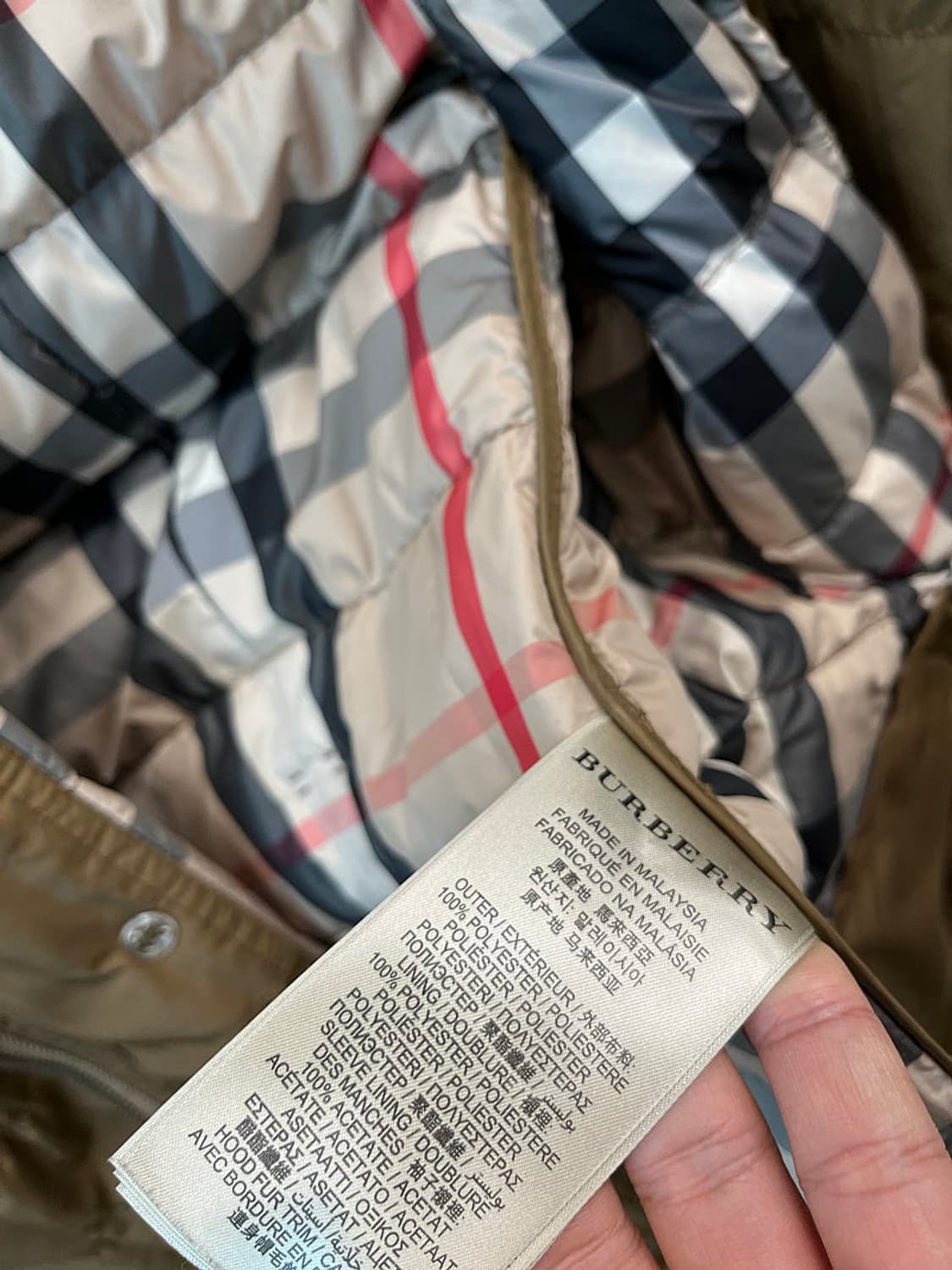 여) 버버리 블랙폭스퍼 롱패딩  상품이미지8