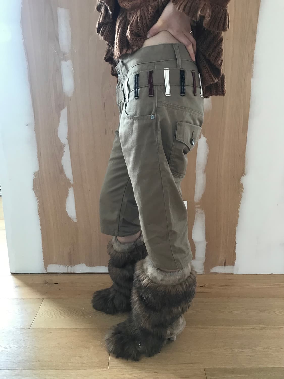 vintage belt pants 상품이미지1