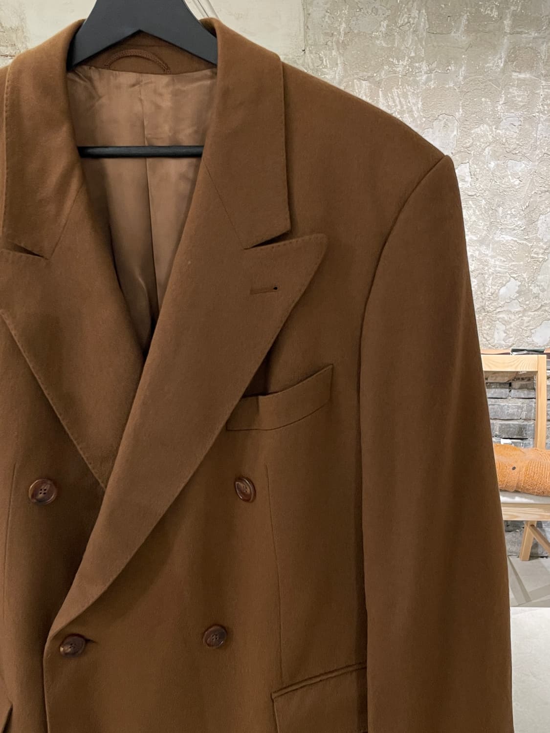 에두아르트 드레슬러 브라운 클래식 캐시미어 코트 상품이미지3