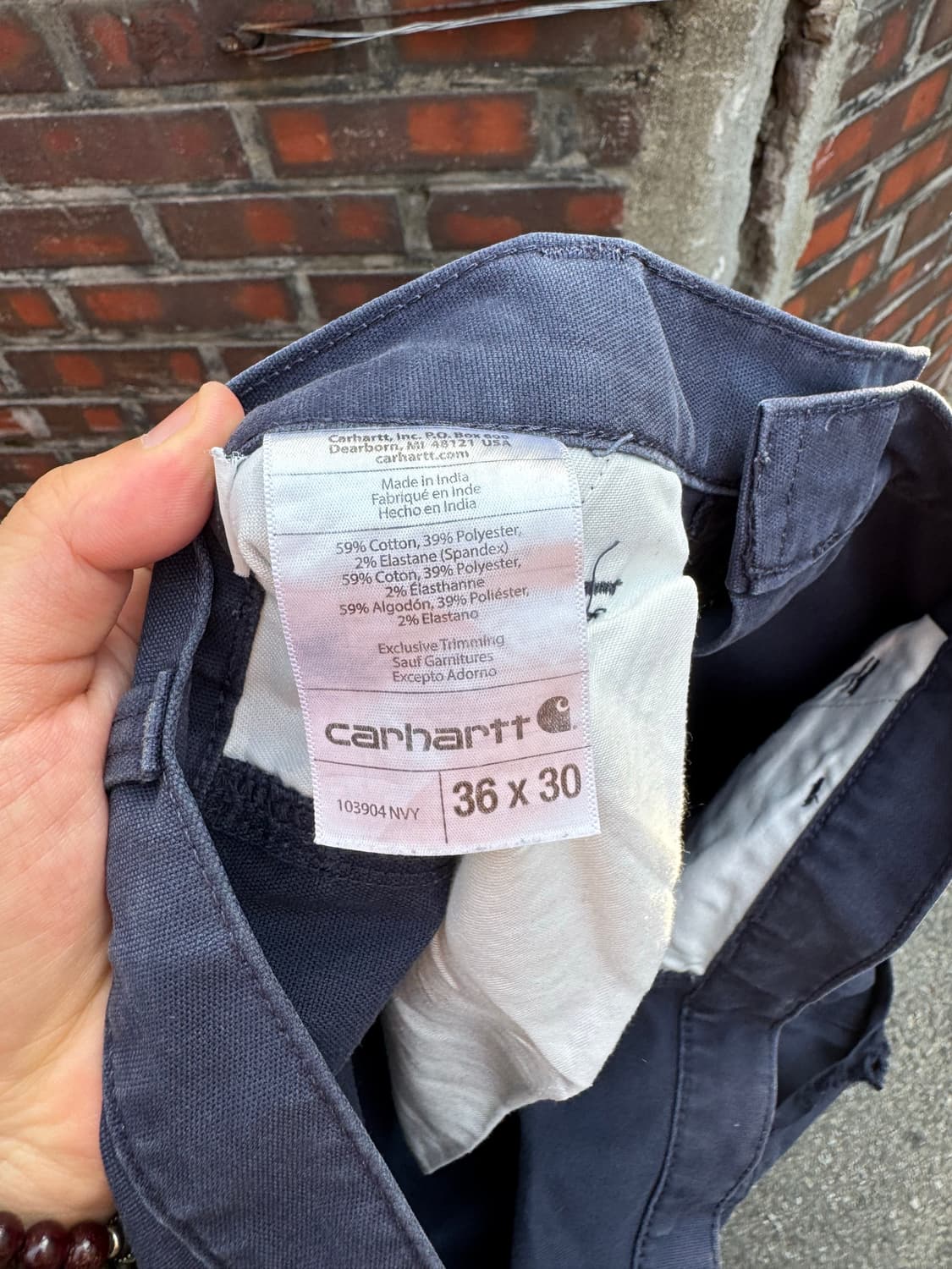 칼하트 카펜터 카고팬츠  상품이미지6