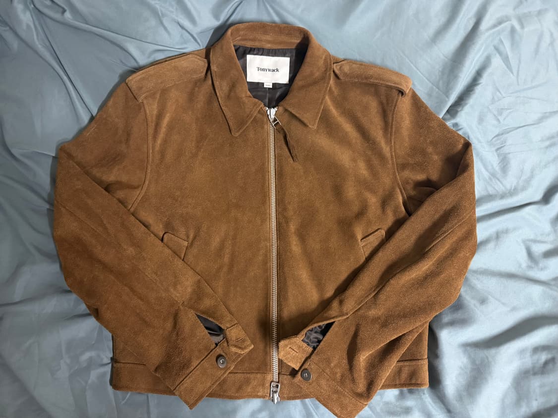 토니웩 견장 스웨이드 자켓 (XL) 상품이미지1