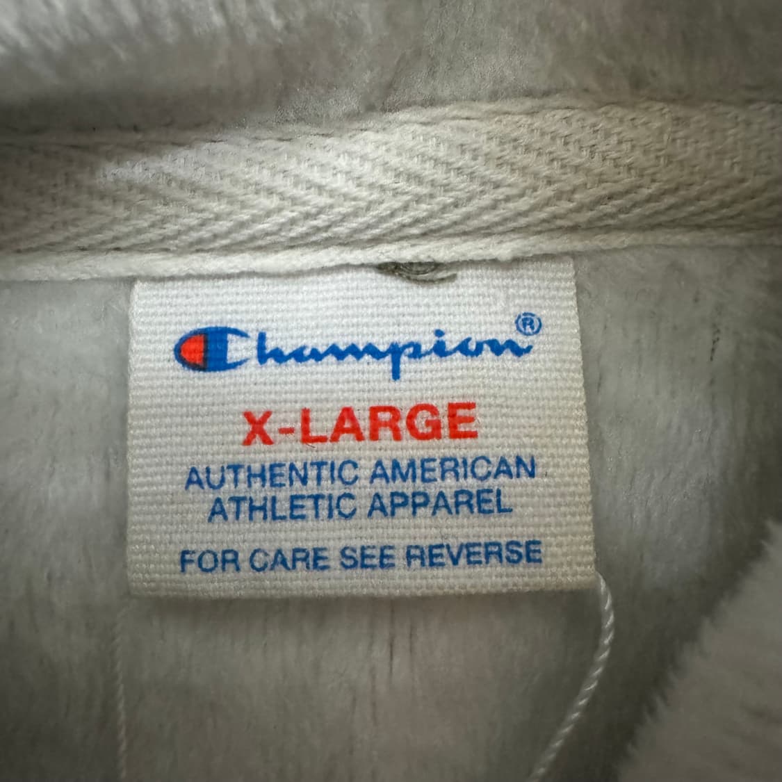 챔피온 숄더넥 카키 기모 후드티 상품이미지5