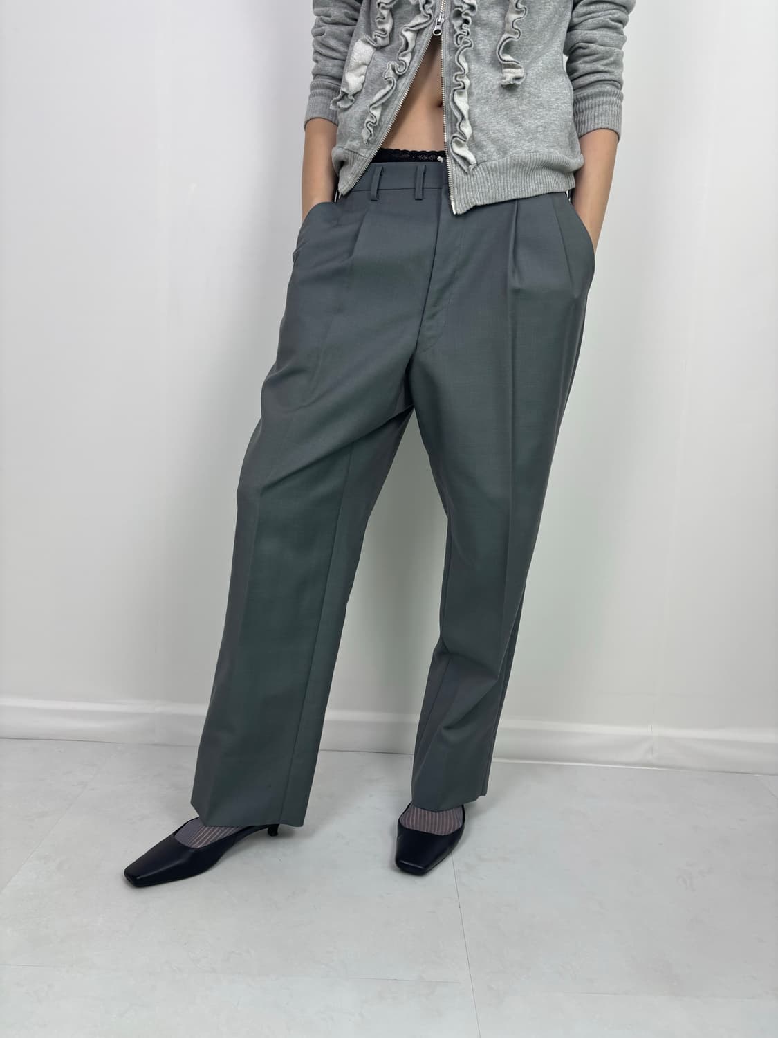 DAKS JADE GARY SLACKS 상품이미지4