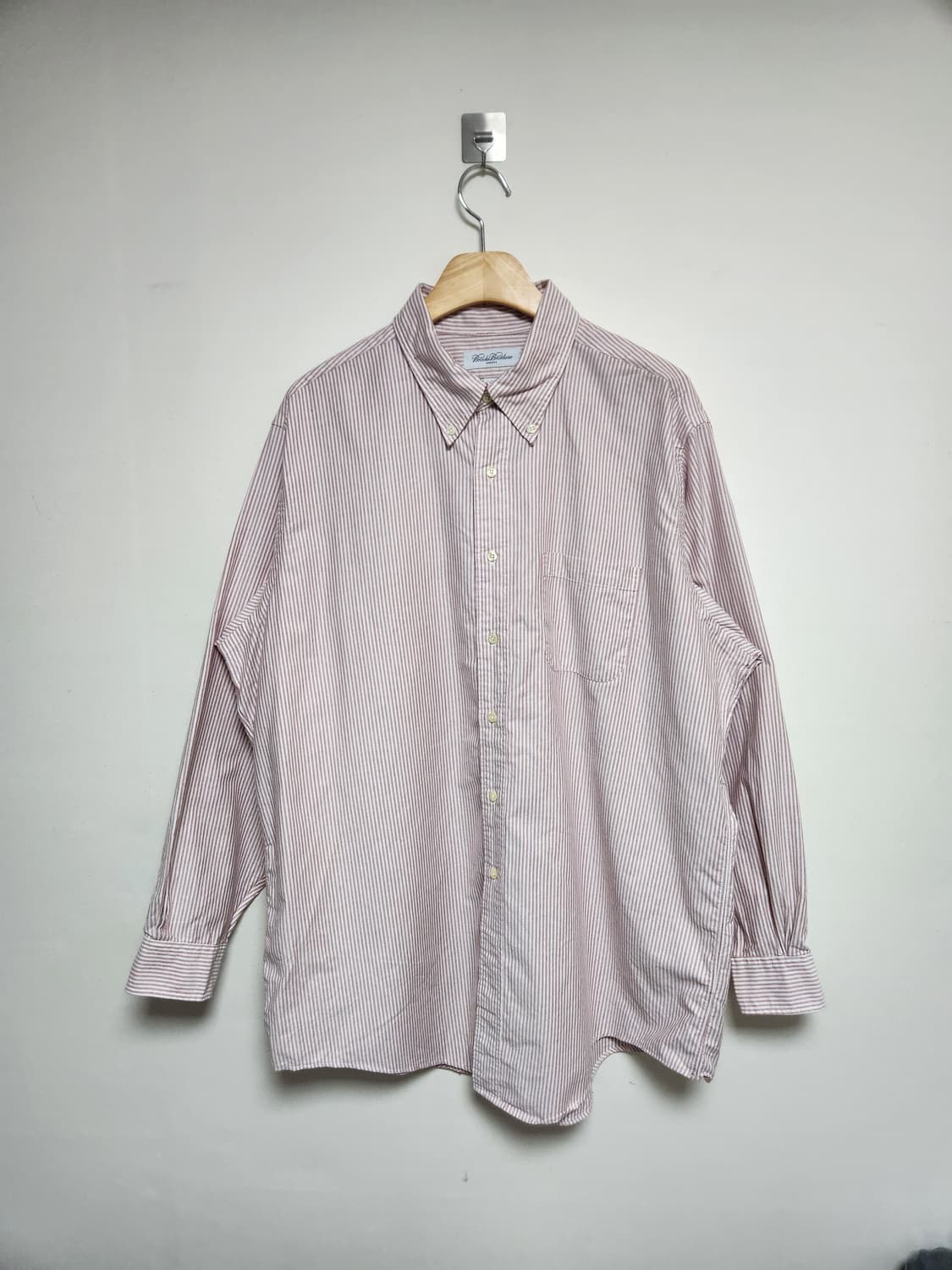 브룩스브라더스 스트라이프 옥스포드 셔츠 2XL - S103 상품이미지1