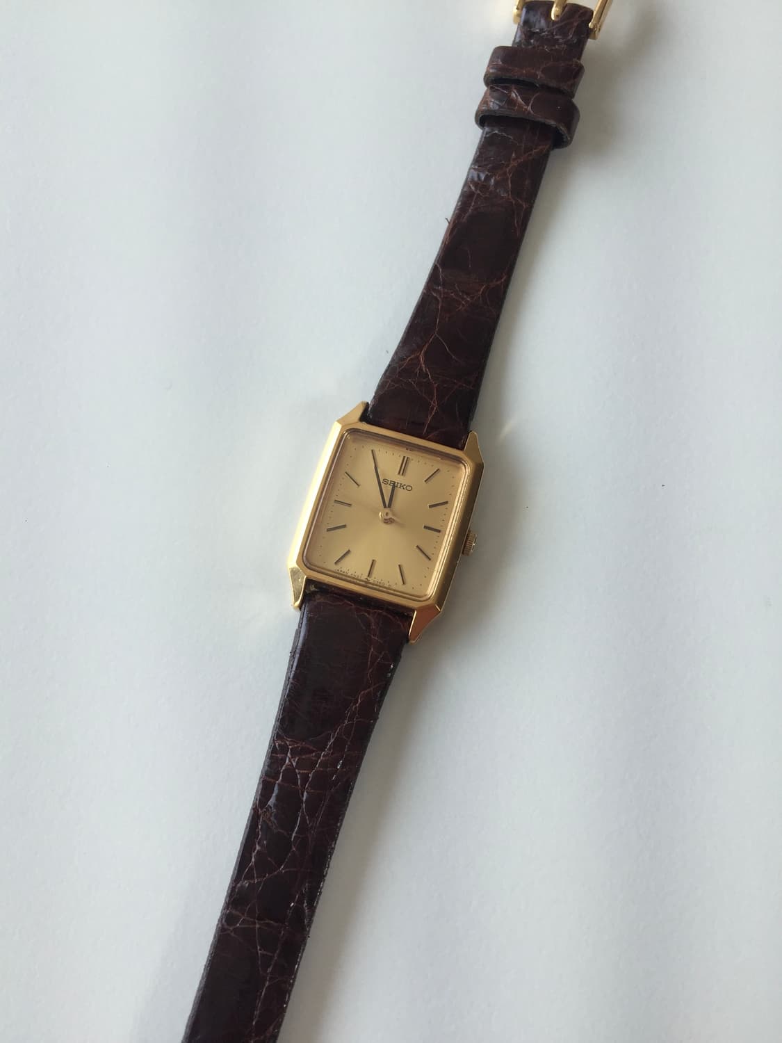 90s seiko tank gold quartz 상품이미지5