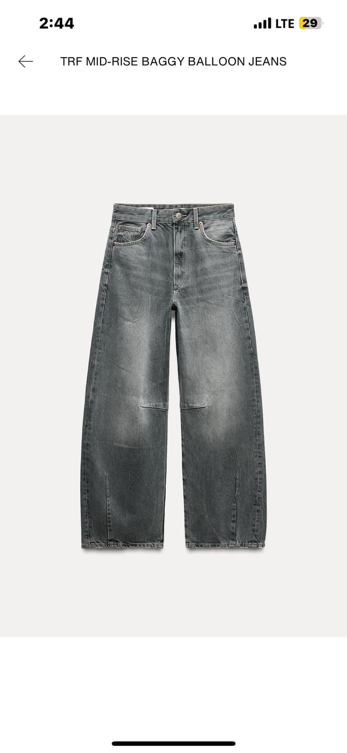 자라 TRF 배기 벌룬핏 진 32 상품이미지1