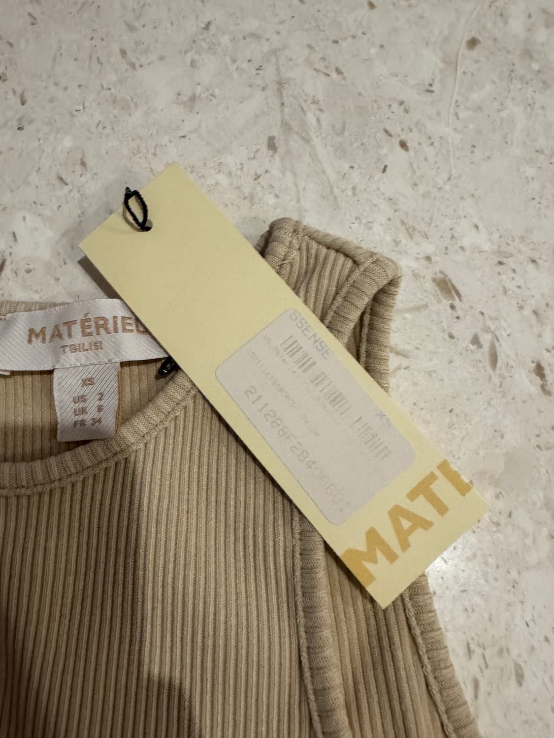 마테리엘 트빌리시 MATÉRIEL TBILISI 점프수트 탑 XS 베이지 상품이미지3