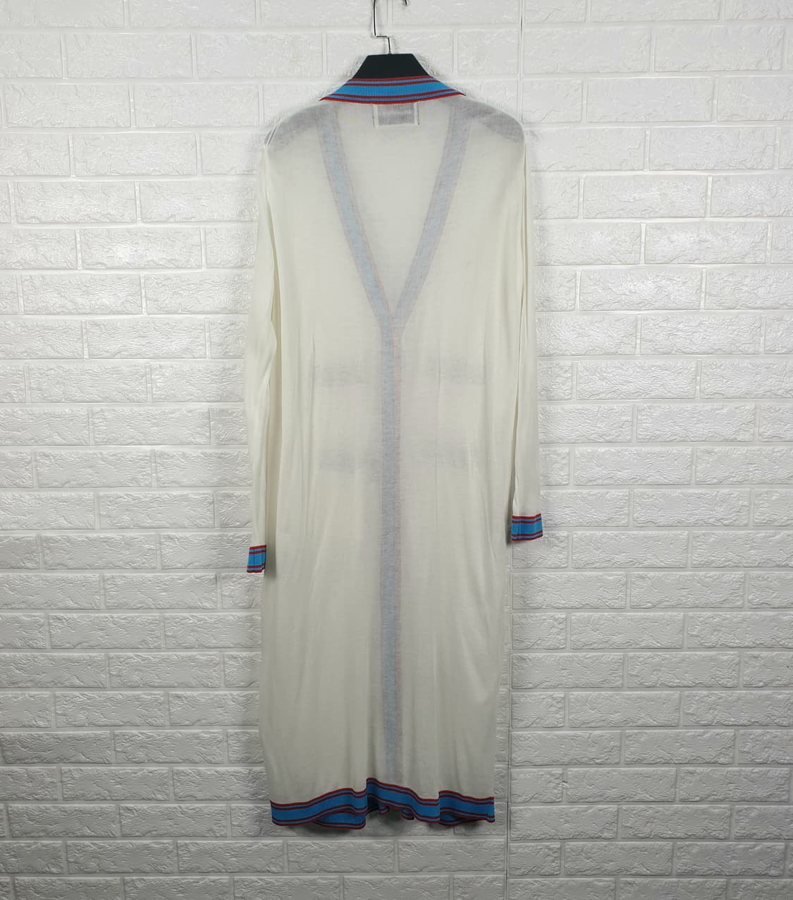 [100]칼라거펠트 가벼운 니트 롱 가디건 상품이미지3