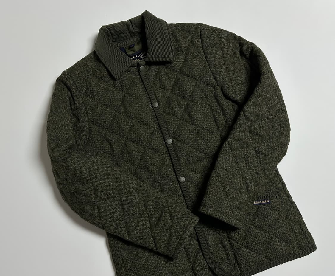 라벤햄 울 퀼팅 자켓 상품이미지3