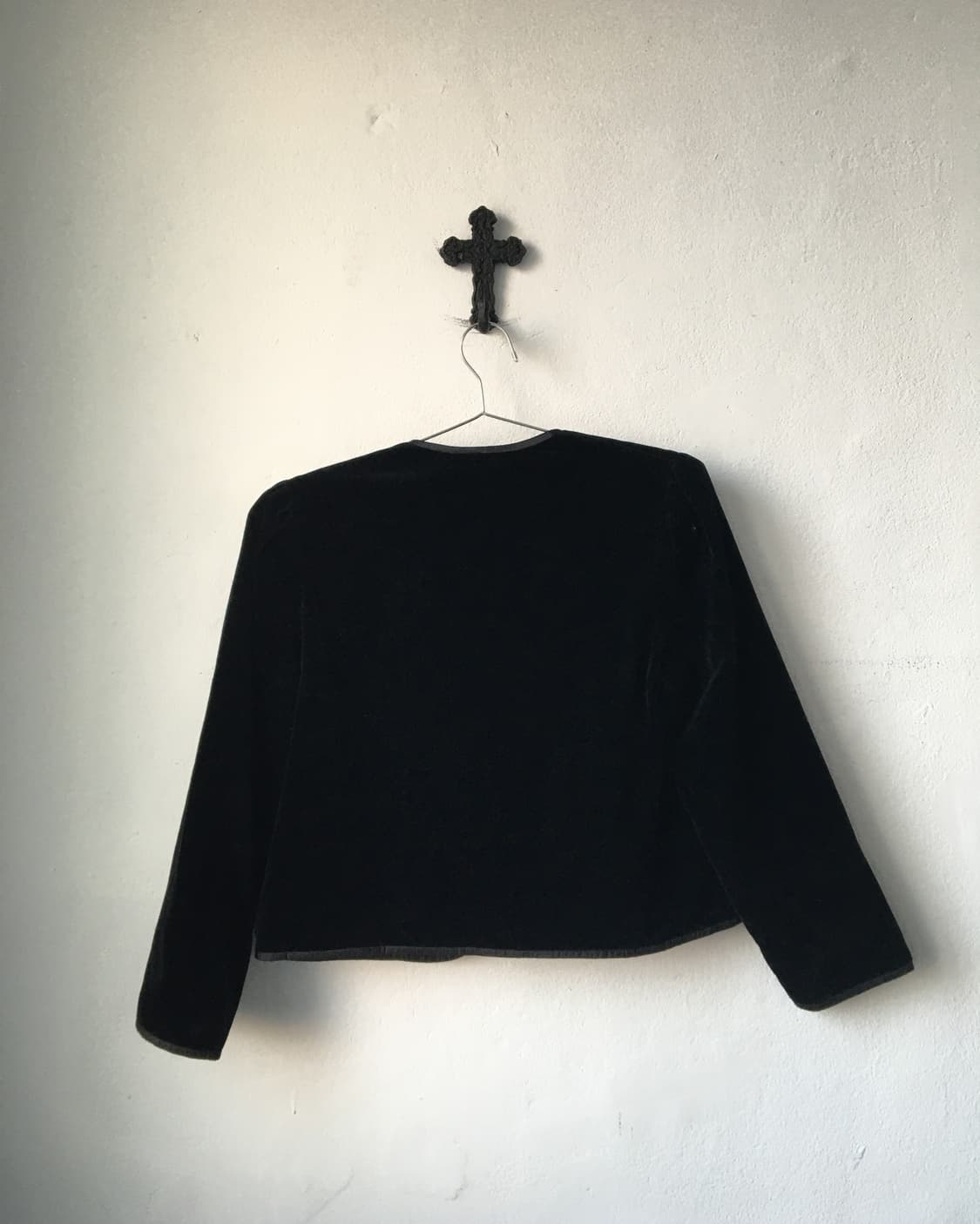 Velvet open jacket 상품이미지2