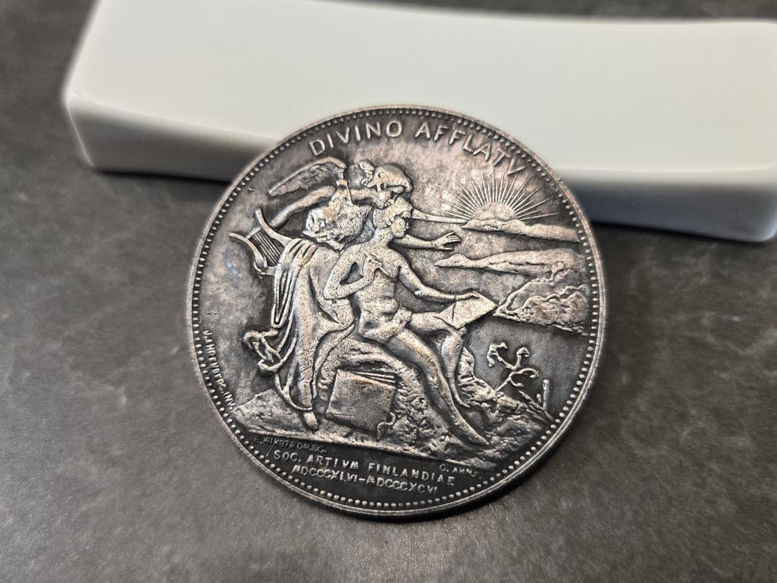 1896년 Finland 예술가 협회 50주년 기념 메달 상품이미지6