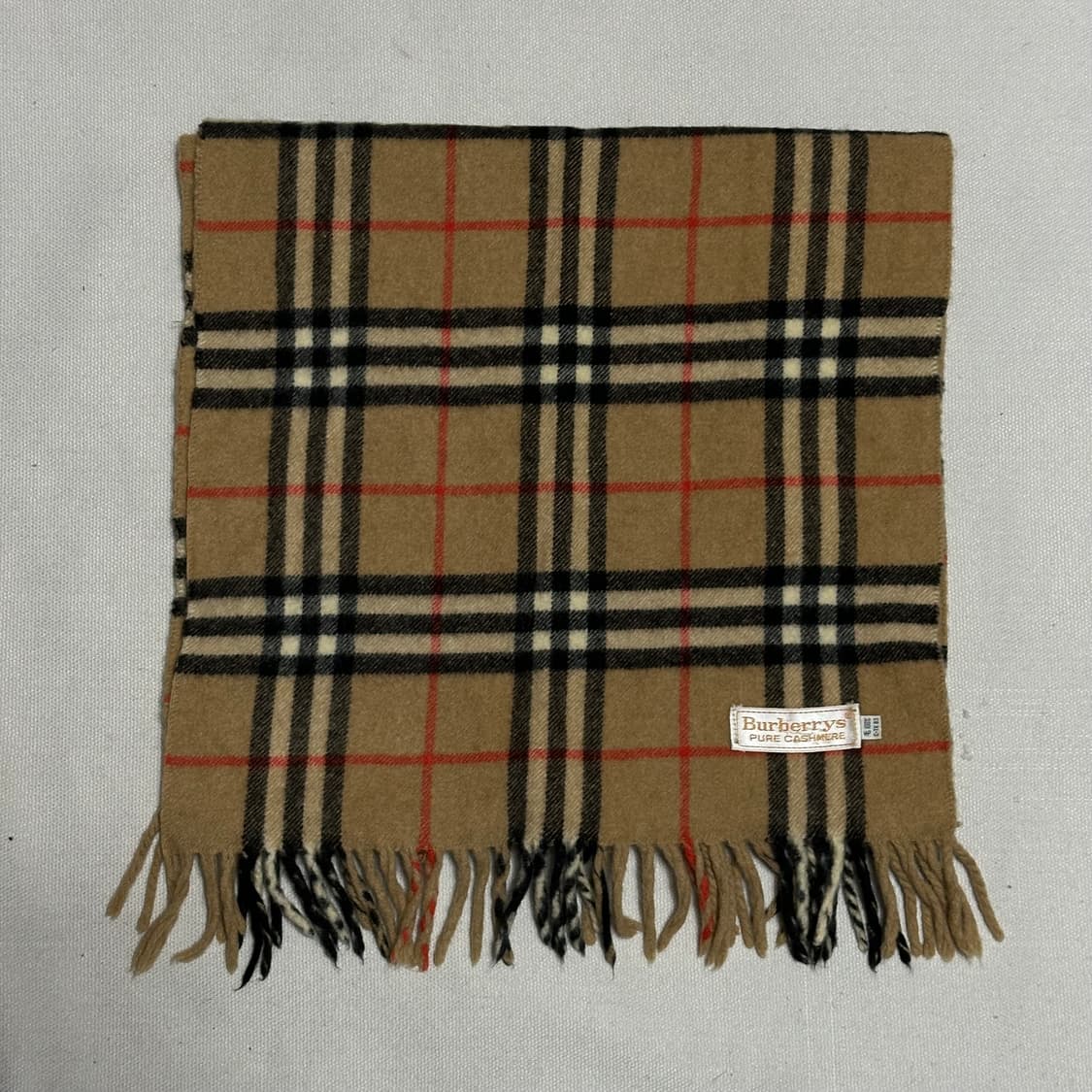 OS 버버리 노바체크 캐시미어 머플러 상품이미지2